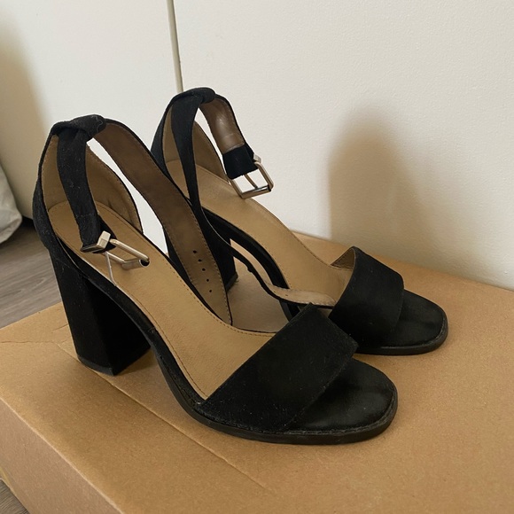 RAID Fleur black block heeled sandals - Picture 4 of 9